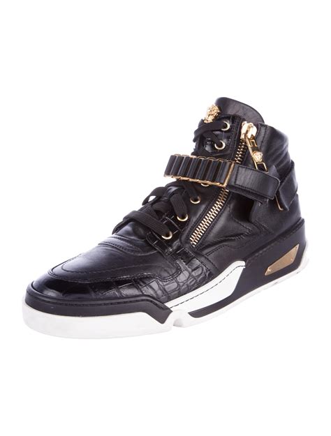 versace medusa high top shoes